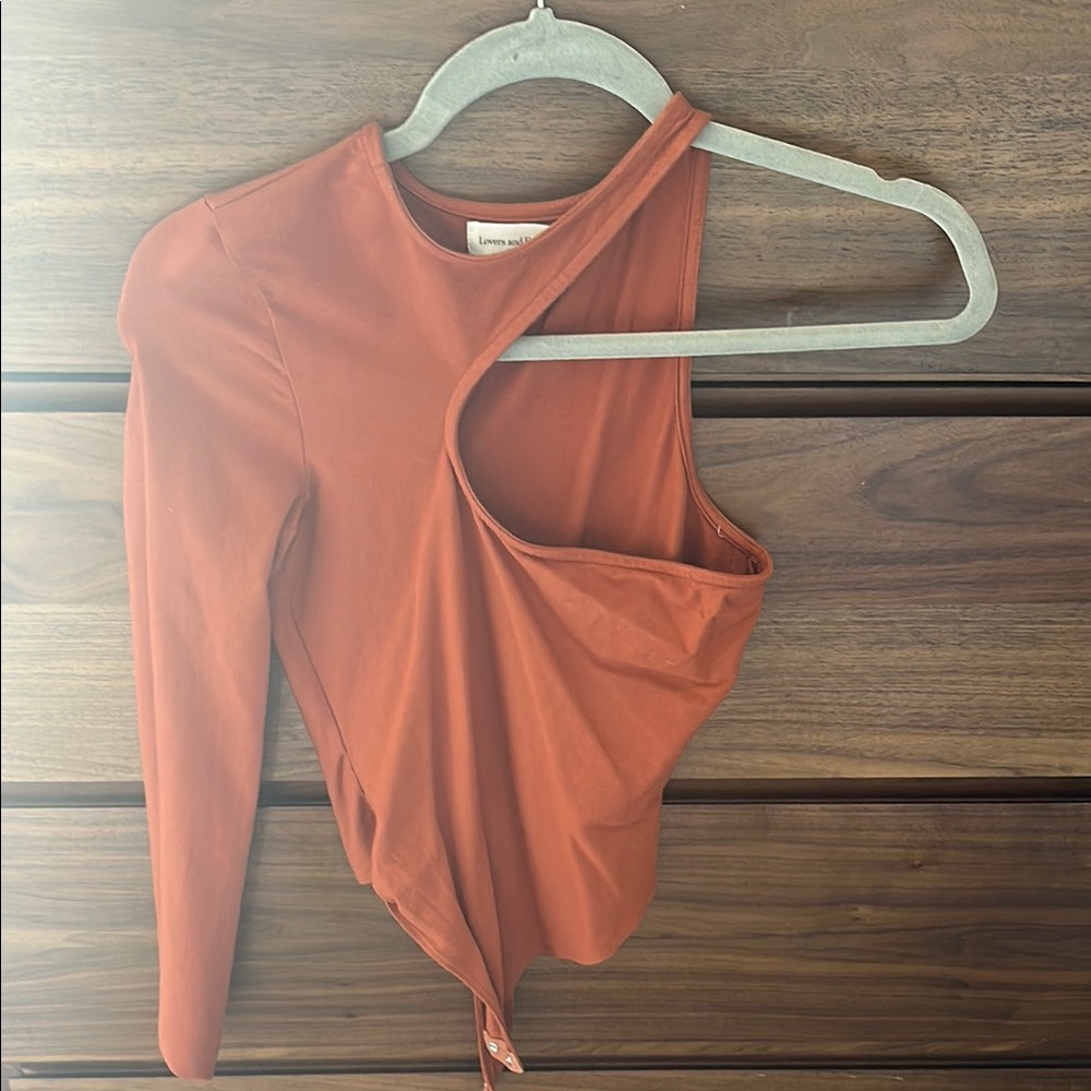 Lovers and Friends Asymmetrical Cut Out Bodysuit